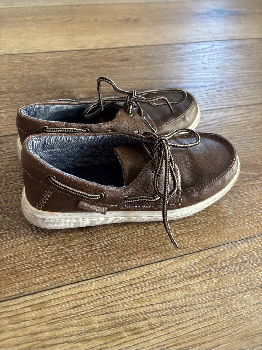 American Eagle Outfitters Brown Kids Moccasin Boat Shoes
